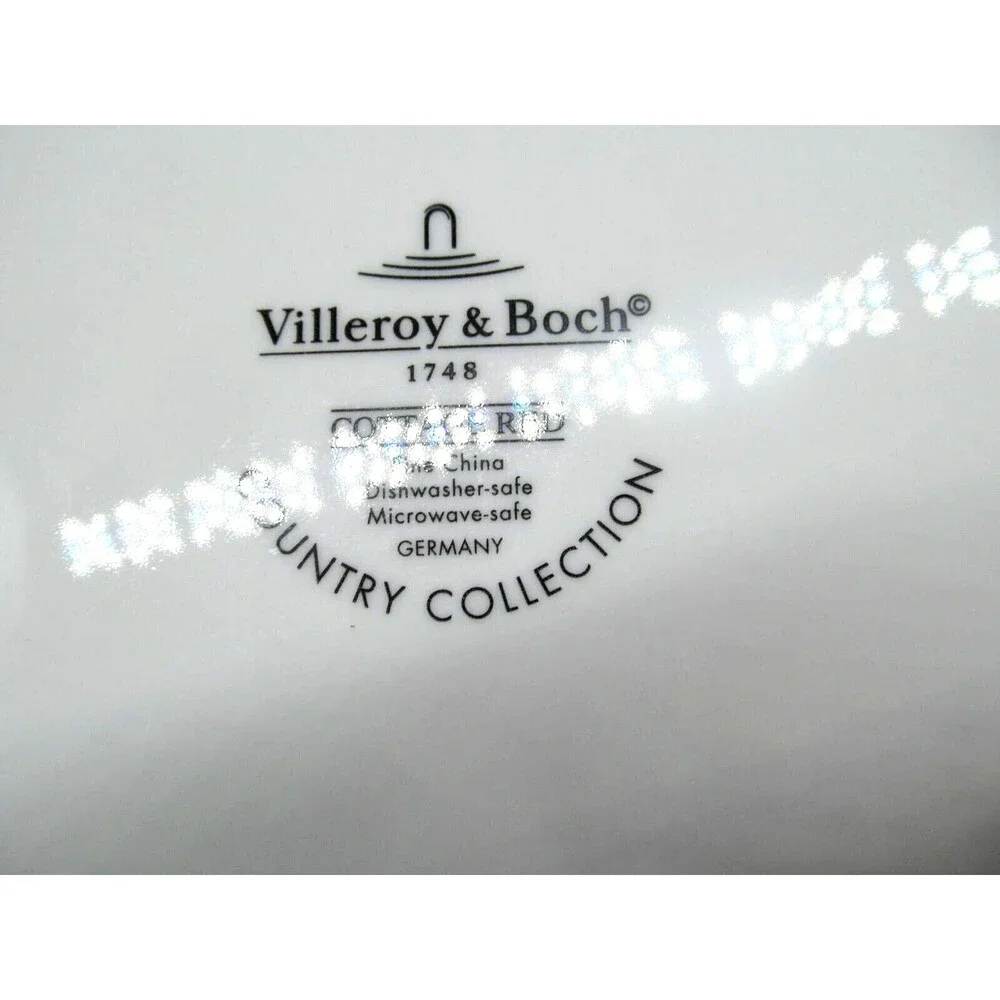 Villeroy And Boch Cottage Red 10 1/2